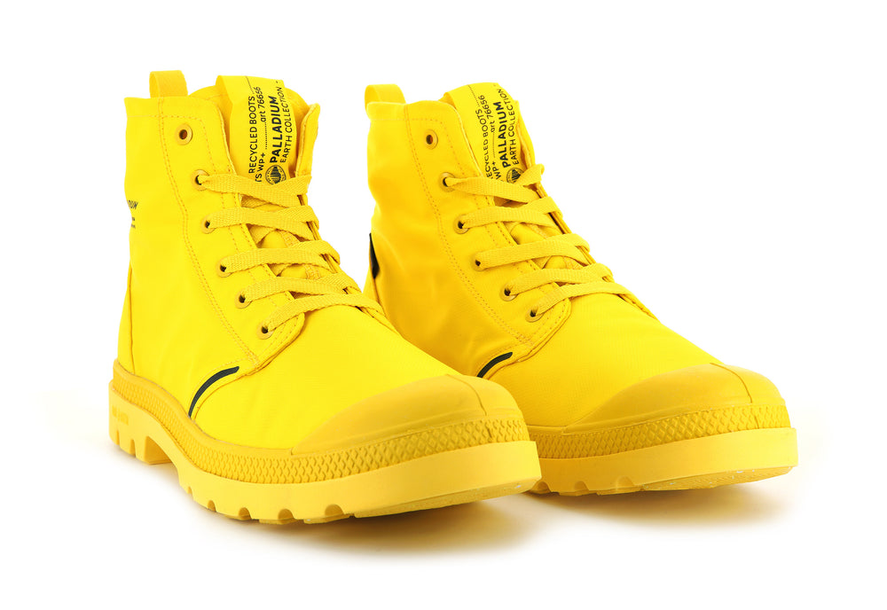 Botas Palladium PAMPA LITE+ RECYCLE WP+ Mujer Amarillo | Costa Rica-32601